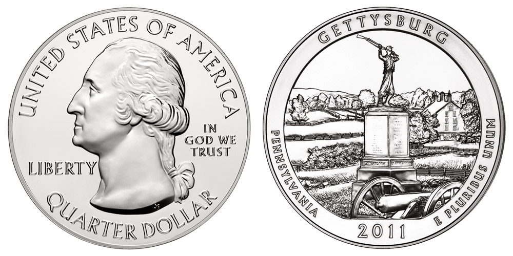 George Washington obverse of the five-ounce America the Beautiful silver bullion coin