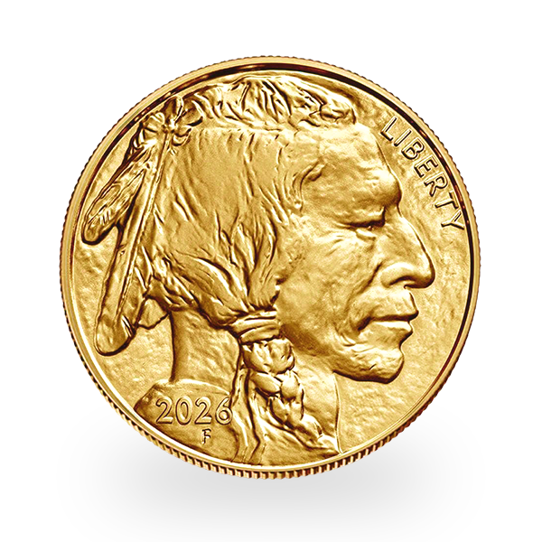 Gold American Buffalo — front (obverse), representative 2026 image