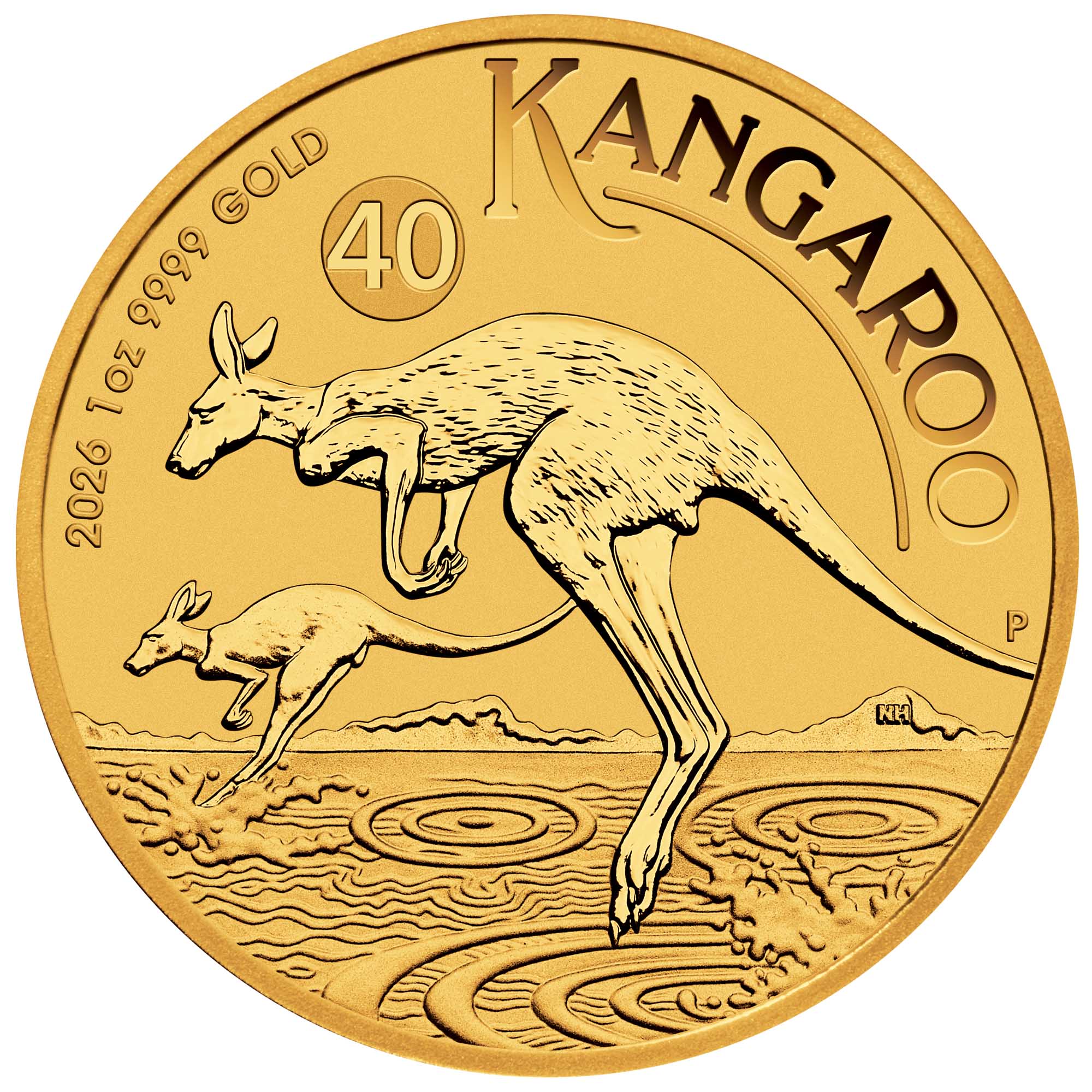 1 oz Gold Australian Kangaroo — image