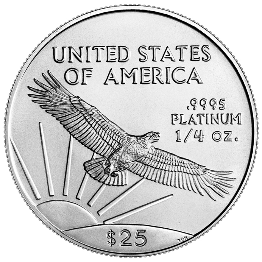 1/4 oz Platinum American Eagle — image