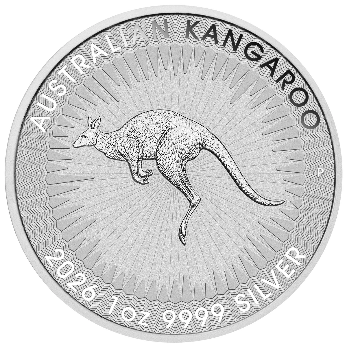 Silver Australian Kangaroo — back (reverse), representative 2026 image
