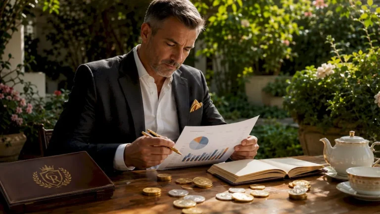 Financial advisor reviewing portfolio allocation with precious metals