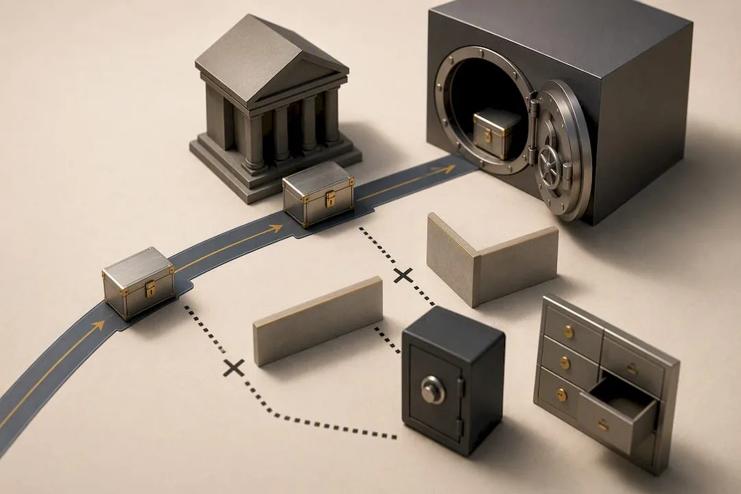 Illustrated IRA-approved custody pathways