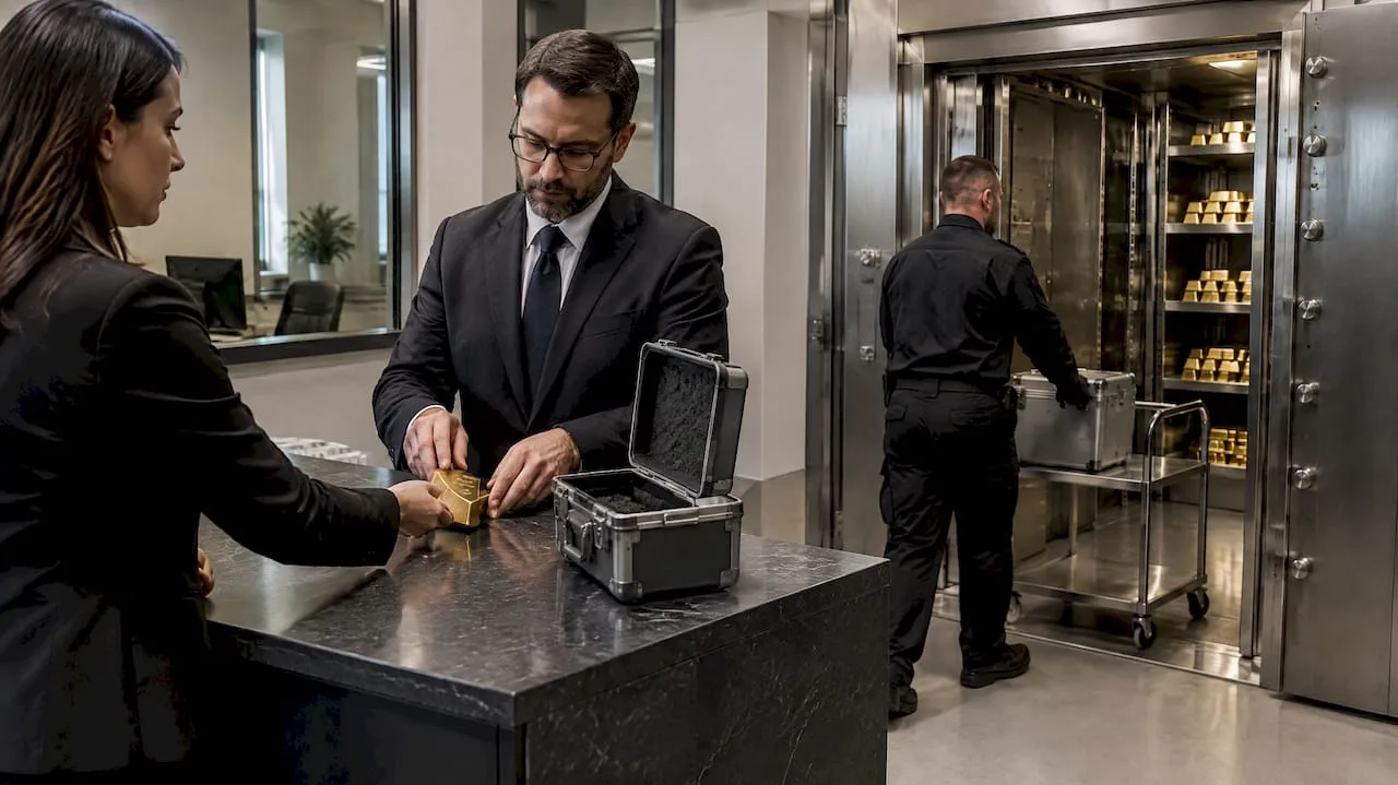 Gold IRA custodian and depository pathway