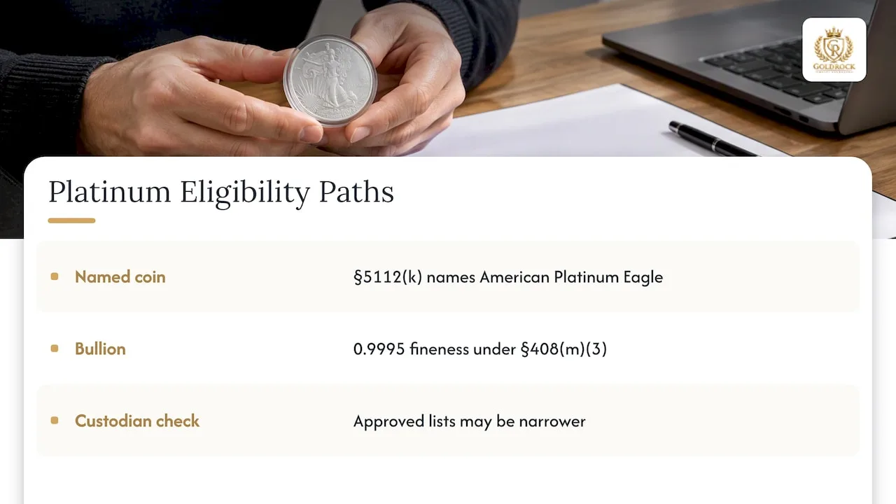 Two legal paths and a separate custodian check