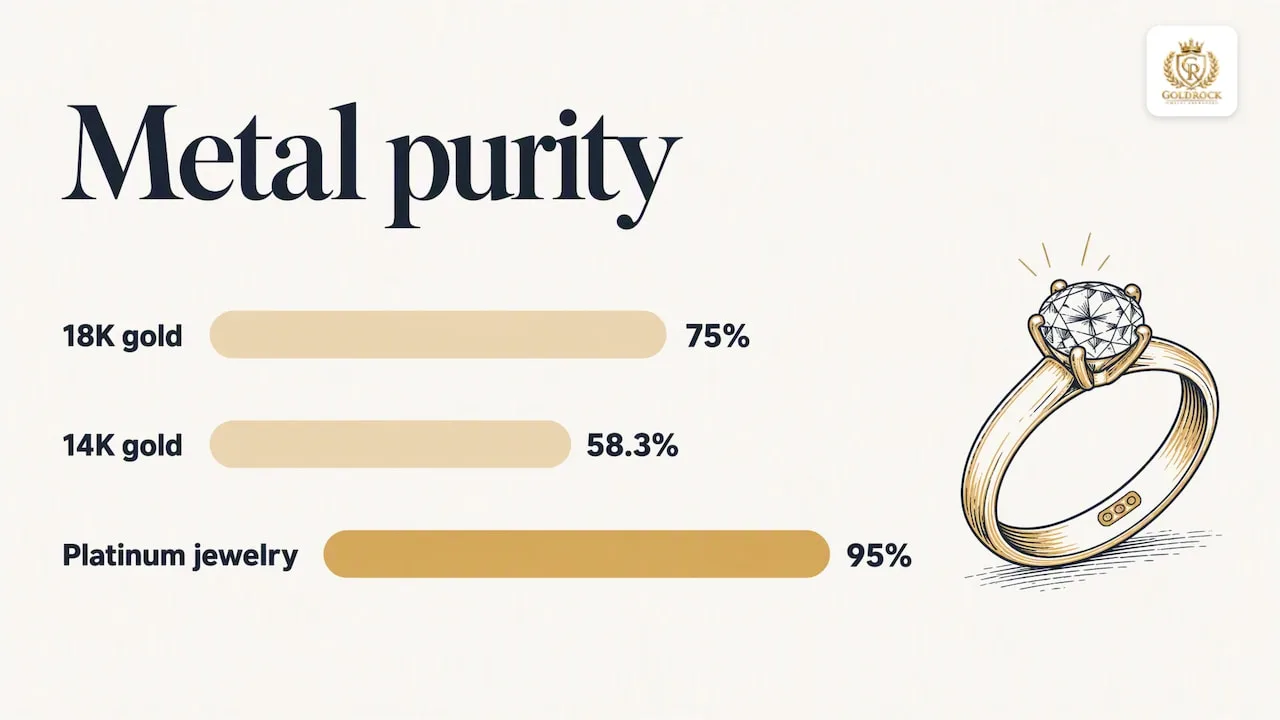 How karat and fineness shape durability, color and resale — overview diagram