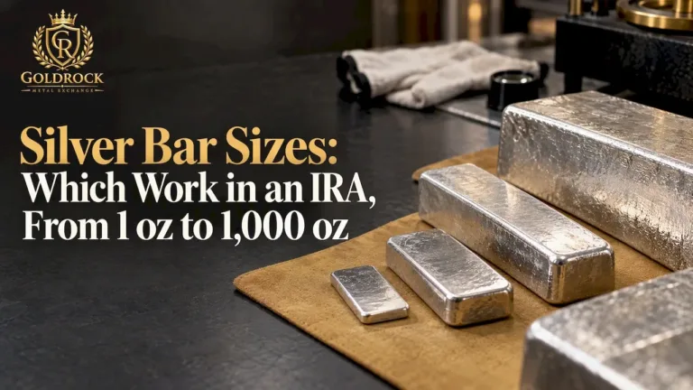 Silver bars in several different sizes