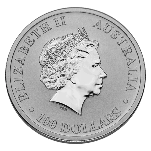 1 oz Platinum Australian Platypus — representative BU obverse